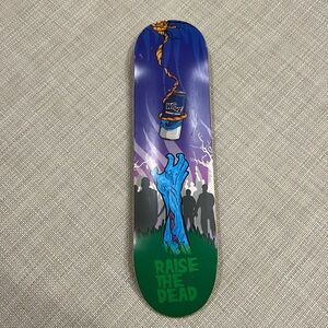 Raise The Dead Wave Energy Drink Vintage Unskated Skateboard Deck